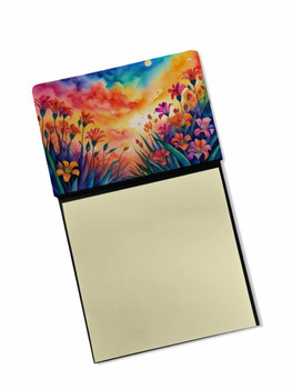 Alstroemerias in Color Sticky Note Holder Refillable Dispenser product image at NuMercy
