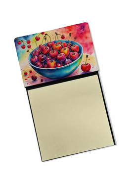 Colorful Cherries Sticky Note Holder Refillable Dispenser DAC1848 product image at NuMercy