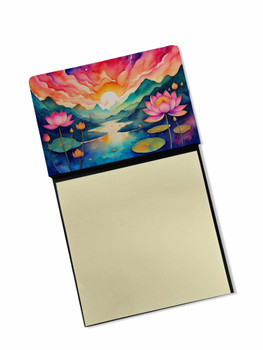 Lotus in Color Sticky Note Holder Refillable Dispenser product image at NuMercy