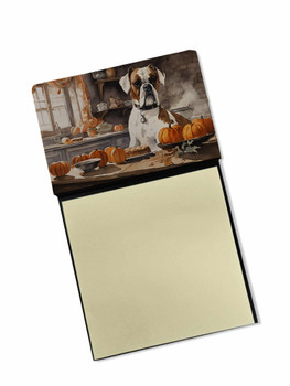 Boxer Fall Kitchen Pumpkins Sticky Note Holder Refillable Dispenser DAC1750 product image at NuMercy