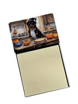 Rottweiler Fall Kitchen Pumpkins Sticky Note Holder Refillable Dispenser DAC1806 product image at NuMercy