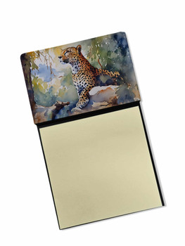 Leopard Sticky Note Holder Refillable Dispenser DAC2947 product image at NuMercy