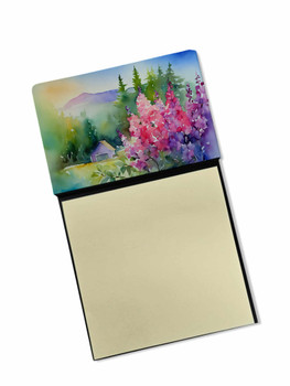 Idaho Syringa in Watercolor Sticky Note Holder Refillable Dispenser DAC1646 product image at NuMercy