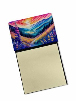 Annual Larkspur in Color Sticky Note Holder Refillable Dispenser product image at NuMercy