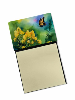 Kentucky Goldenrod in Watercolor Sticky Note Holder Refillable Dispenser DAC1659 product image at NuMercy