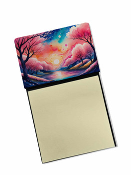 Cherry Blossom in Color Sticky Note Holder Refillable Dispenser product image at NuMercy