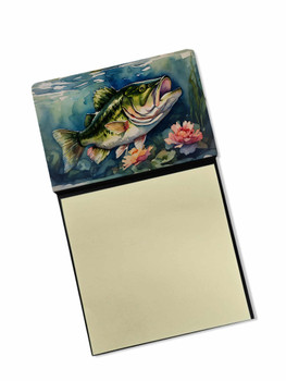 Largemouth Bass Sticky Note Holder Refillable Dispenser DAC2803 product image at NuMercy
