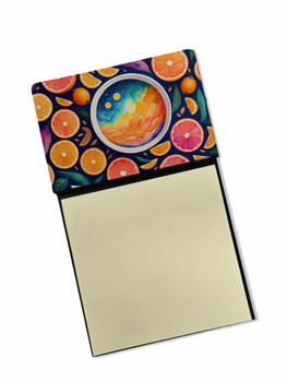 Colorful Oranges Sticky Note Holder Refillable Dispenser DAC1854 product image at NuMercy