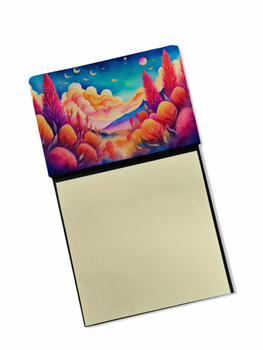 Celosia in Color Sticky Note Holder Refillable Dispenser product image at NuMercy