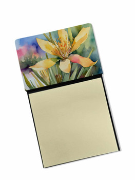 New Mexico Yucca Flower in Watercolor Sticky Note Holder Refillable Dispenser DAC1689 product image at NuMercy