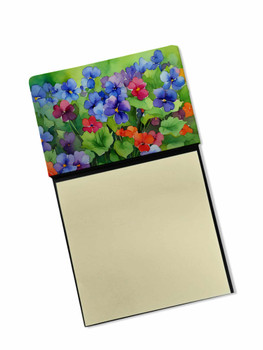 Illinois Violet in Watercolor Sticky Note Holder Refillable Dispenser DAC1648 product image at NuMercy