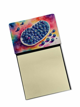 Colorful Blueberries Sticky Note Holder Refillable Dispenser DAC1832 product image at NuMercy
