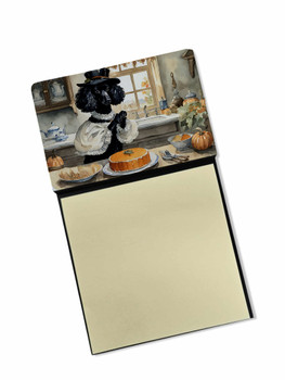 Poodle Fall Kitchen Pumpkins Sticky Note Holder Refillable Dispenser DAC1801 product image at NuMercy