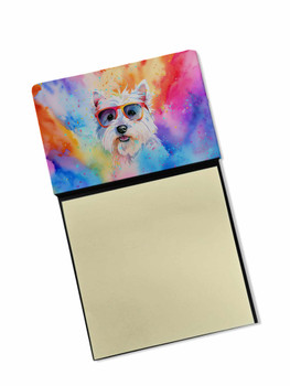 Westie Hippie Dawg Sticky Note Holder Refillable Dispenser DAC2573 product image at NuMercy