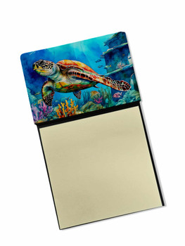 Loggerhead Sea Turtle Sticky Note Holder Refillable Dispenser DAC2805 product image at NuMercy