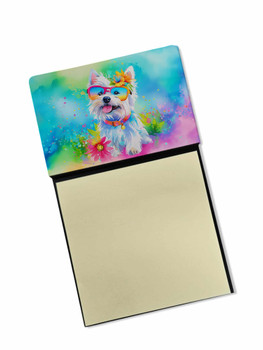 Westie Hippie Dawg Sticky Note Holder Refillable Dispenser DAC2572 product image at NuMercy