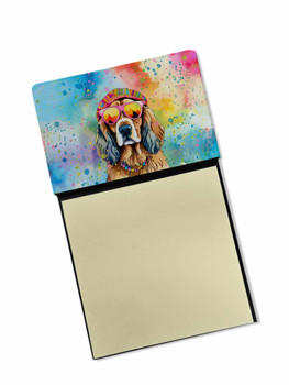 Cocker Spaniel Hippie Dawg Sticky Note Holder Refillable Dispenser DAC2492 product image at NuMercy
