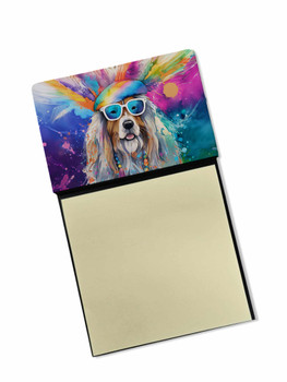 Bearded Collie Hippie Dawg Sticky Note Holder Refillable Dispenser DAC2456 product image at NuMercy