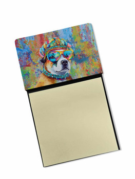 Akita Hippie Dawg Sticky Note Holder Refillable Dispenser product image at NuMercy
