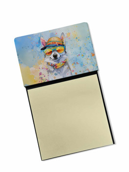 Alaskan Klee Kai Hippie Dawg Sticky Note Holder Refillable Dispenser product image at NuMercy