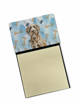 Spinone Italiano Coworker Watercolor Sticky Note Holder Refillable Dispenser product image at NuMercy