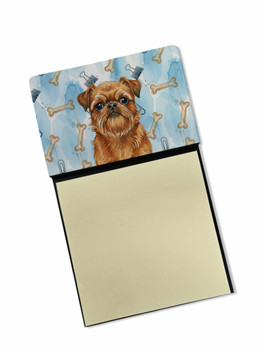 Belge Brussels Griffon Coworker Watercolor Sticky Note Holder Refillable Dispenser product image at NuMercy