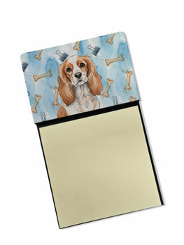 Blenheim Cavalier Spaniel Coworker Watercolor Sticky Note Holder Refillable Dispenser product image at NuMercy