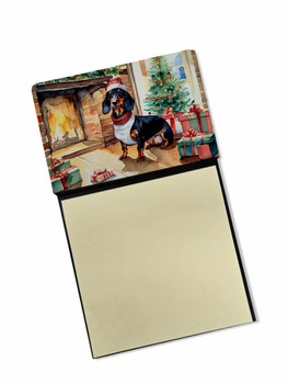 Dachshund Cozy Christmas Sticky Note Holder Refillable Dispenser DAC2644 product image at NuMercy