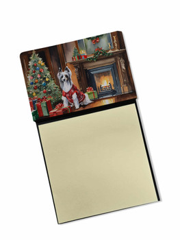 Chinese Crested Cozy Christmas Sticky Note Holder Refillable Dispenser DAC2631 product image at NuMercy