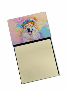 Great Pyrenees Hippie Dawg Sticky Note Holder Refillable Dispenser DAC2517 product image at NuMercy