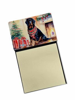 Gordon Setter Cozy Christmas Sticky Note Holder Refillable Dispenser product image at NuMercy