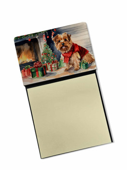 Norfolk Terrier Cozy Christmas Sticky Note Holder Refillable Dispenser DAC2710 product image at NuMercy