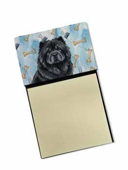 Black Chow Chow Coworker Watercolor Sticky Note Holder Refillable Dispenser product image at NuMercy