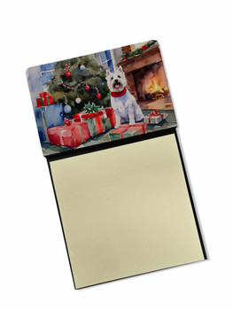 Westie Cozy Christmas Sticky Note Holder Refillable Dispenser DAC2765 product image at NuMercy