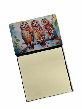 Owls Sticky Note Holder Refillable Dispenser product image at NuMercy