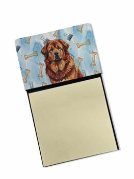 Red Gold Tibetan Mastiff Coworker Watercolor Sticky Note Holder Refillable Dispenser product image at NuMercy