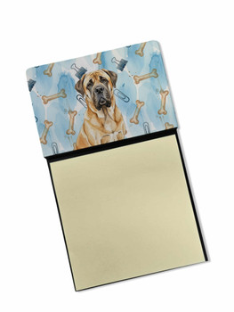 Fawn English Mastiff Coworker Watercolor Sticky Note Holder Refillable Dispenser product image at NuMercy