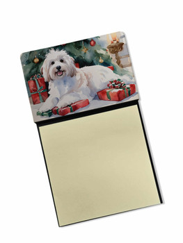 Coton De Tulear Cozy Christmas Sticky Note Holder Refillable Dispenser DAC2639 product image at NuMercy