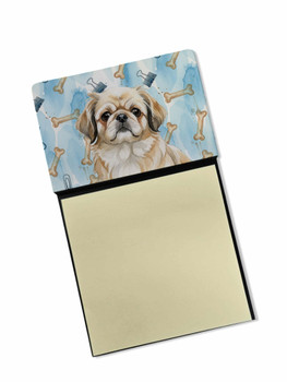 Fawn Pekingese Coworker Watercolor Sticky Note Holder Refillable Dispenser product image at NuMercy