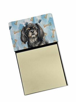 Black and Tan Tibetan Spaniel Coworker Watercolor Sticky Note Holder Refillable Dispenser product image at NuMercy