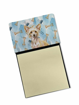 Hairless Palomino Chinese Crested Coworker Watercolor Sticky Note Holder Refillable Dispenser product image at NuMercy