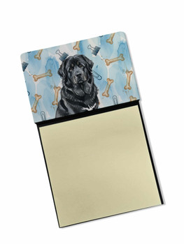 Black Tibetan Mastiff Coworker Watercolor Sticky Note Holder Refillable Dispenser product image at NuMercy