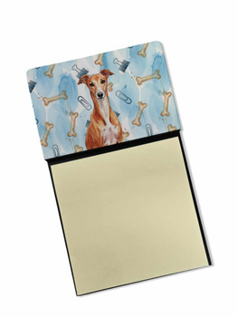 Red Whippet Coworker Watercolor Sticky Note Holder Refillable Dispenser product image at NuMercy