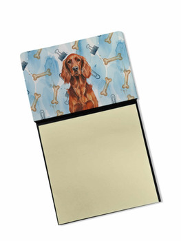 Irish Setter Coworker Watercolor Sticky Note Holder Refillable Dispenser product image at NuMercy