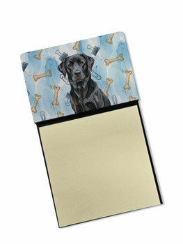 Black Labrador Retriever Coworker Watercolor Sticky Note Holder Refillable Dispenser product image at NuMercy