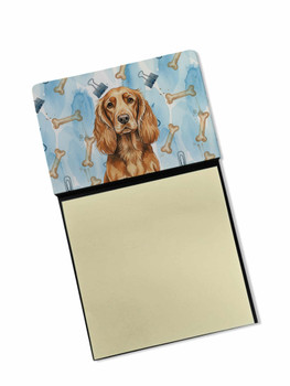 Sussex Spaniel Coworker Watercolor Sticky Note Holder Refillable Dispenser product image at NuMercy