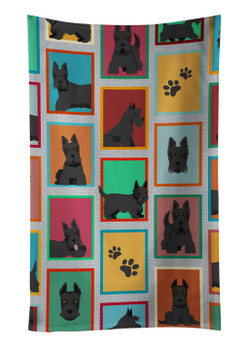 Lots of Scottish Terrier Kitchen Towel Dish Cloths product image at NuMercy