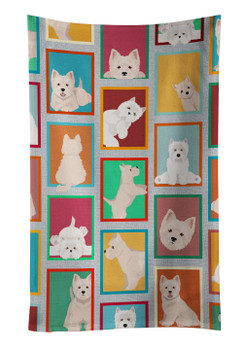 Lots of Westie Kitchen Towel Dish Cloths product image at NuMercy