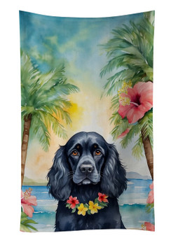 Cocker Spaniel Luau Kitchen Towel Dish Cloths DAC6411 product image at NuMercy