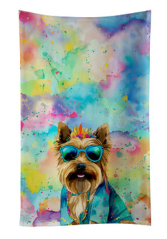Cairn Terrier Hippie Dawg Kitchen Towel Dish Cloths DAC2479 product image at NuMercy